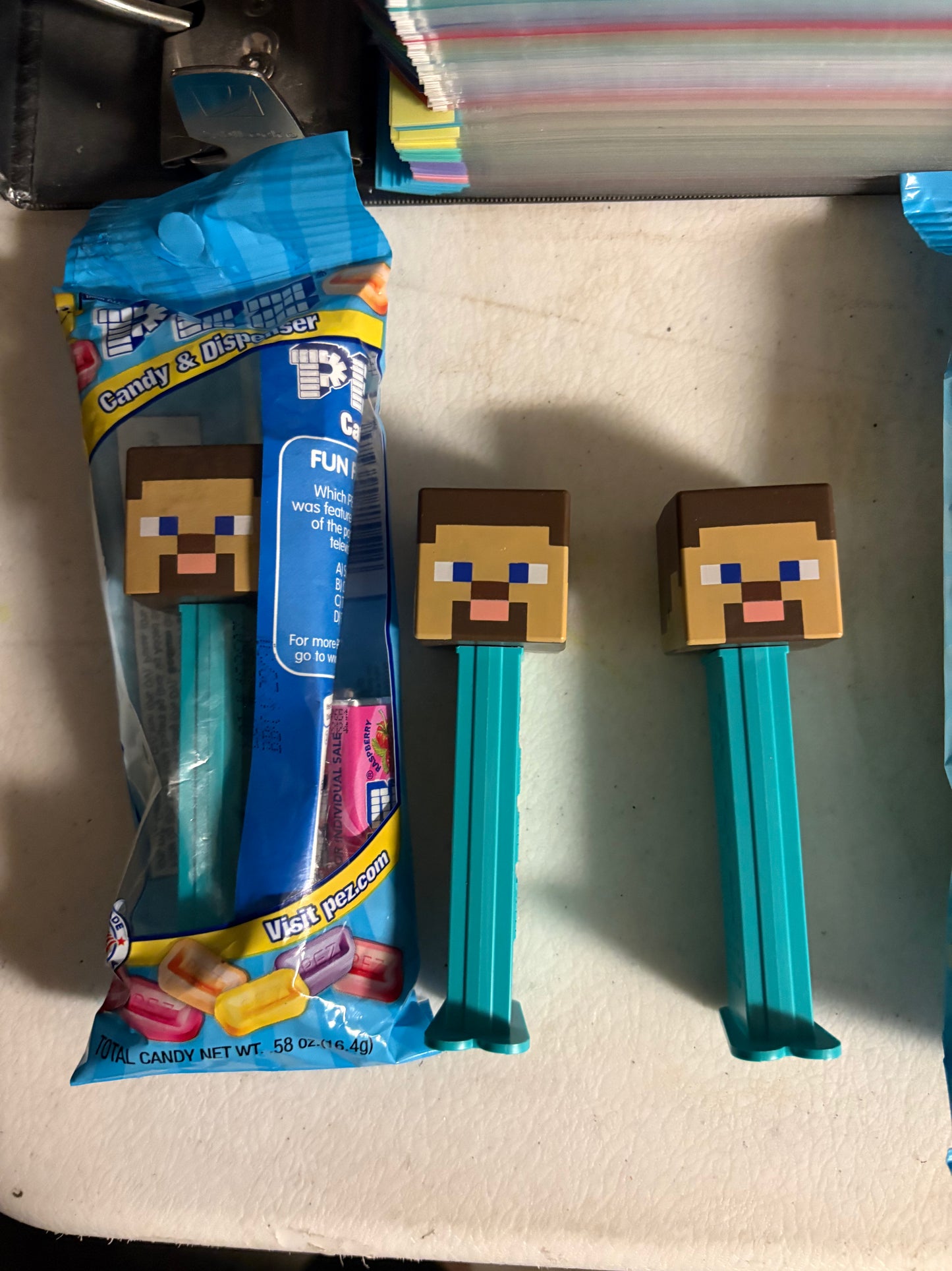 Pez dispensers, set of 10 - Three brand new in package