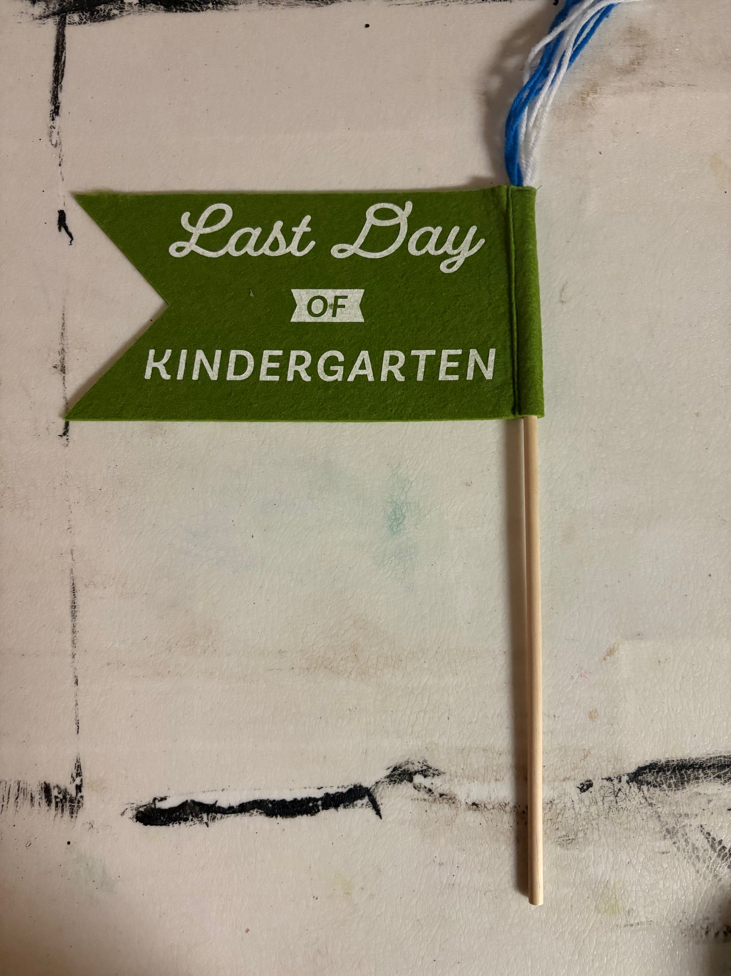 First & Last day of Kindergarten Flag