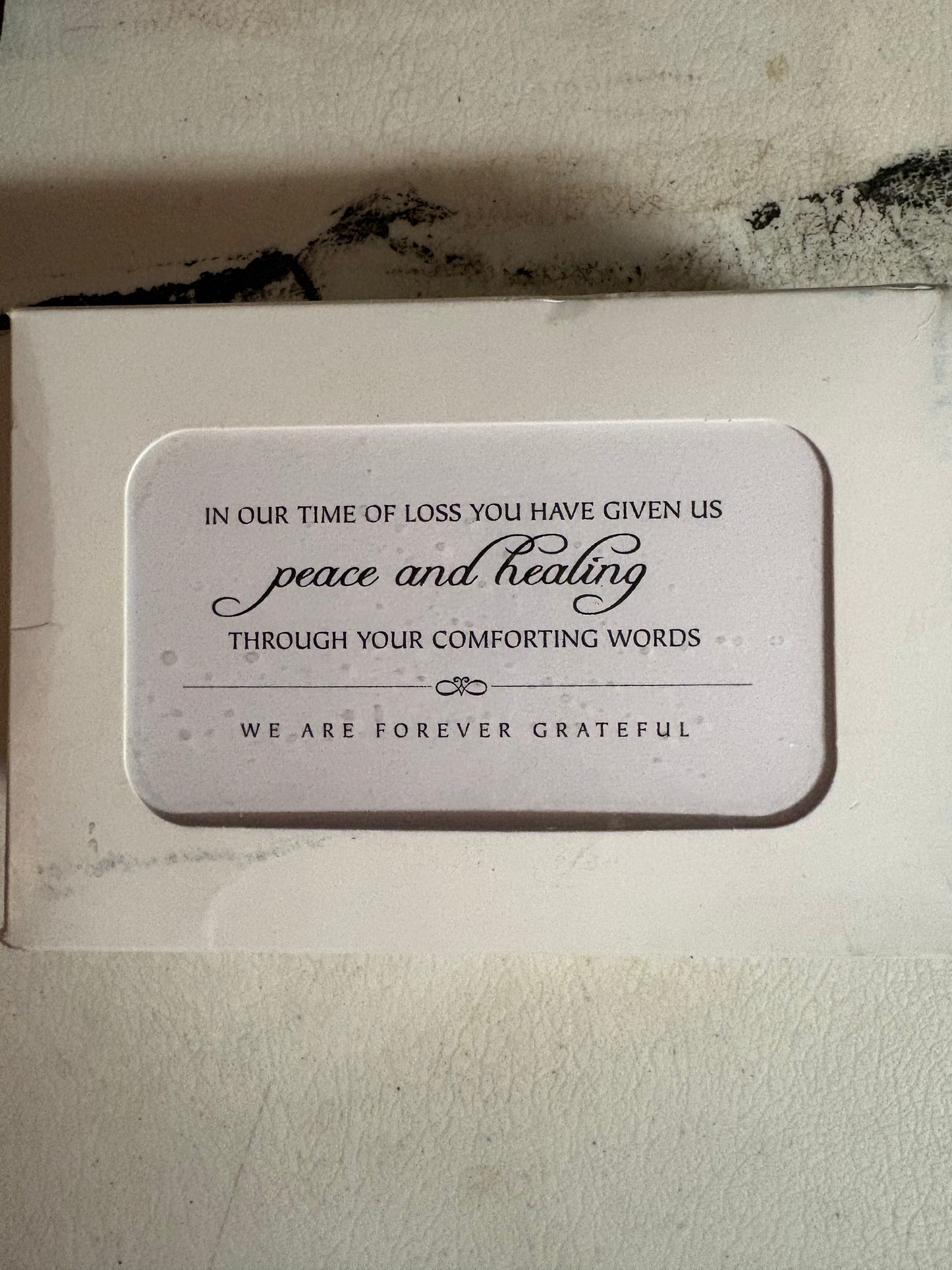 25 Thank you cards for Sympathy situations
