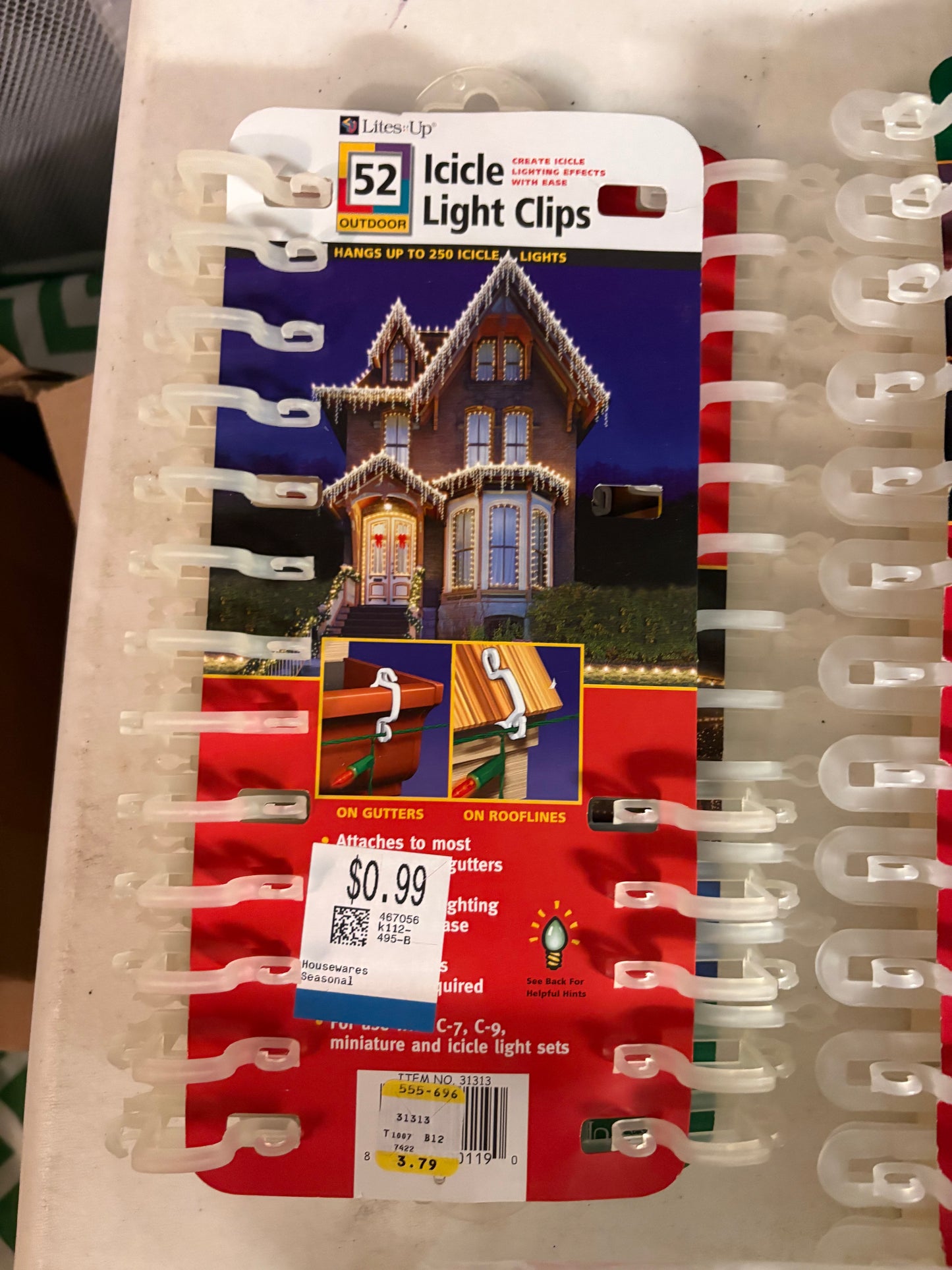 All in one clips (icicle clips) about 200