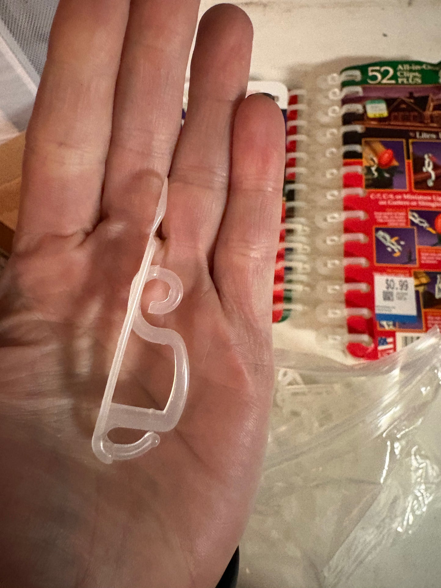 All in one clips (icicle clips) about 200