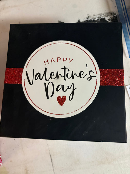 Valentines boxes 8.25x8.25x4 - 2 available - $1.00 each