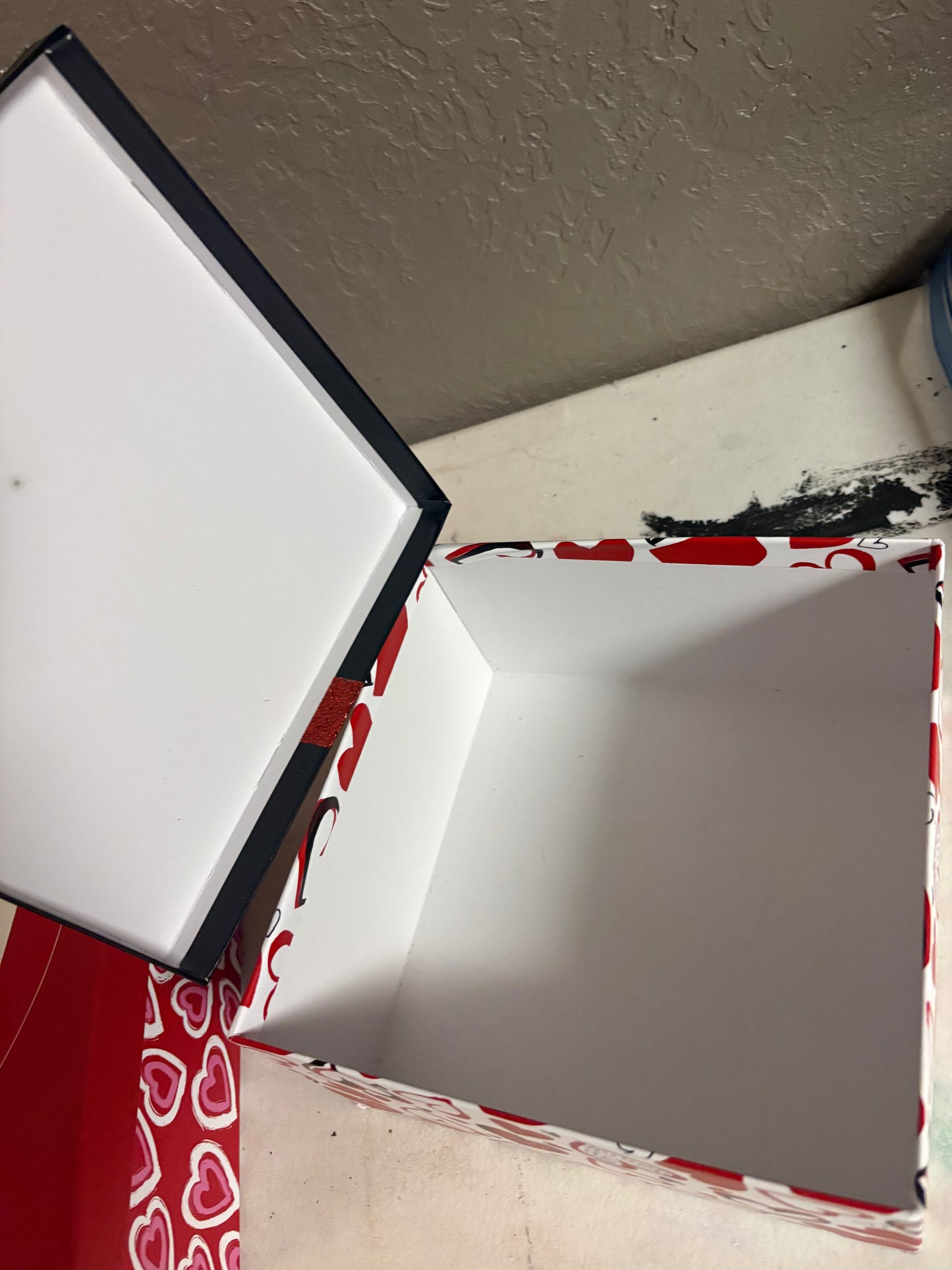 Valentines boxes 8.25x8.25x4 - 2 available - $1.00 each