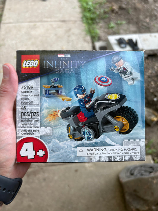 LEGO Captain America and hydra face-off
