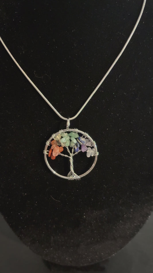 Tree of Life Necklace, Sterling Silver